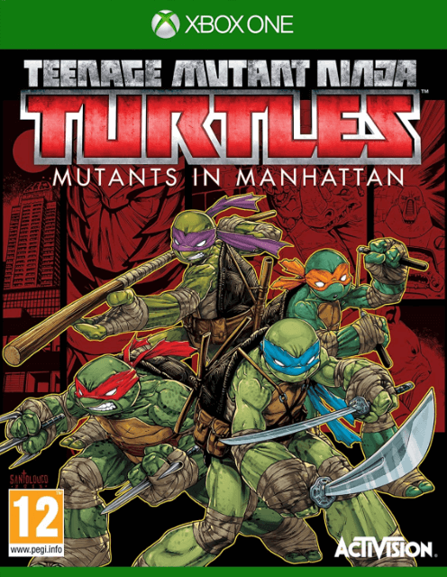 Teenage Mutant Ninja Turtles Mutants in Manhattan box art for Xbox One